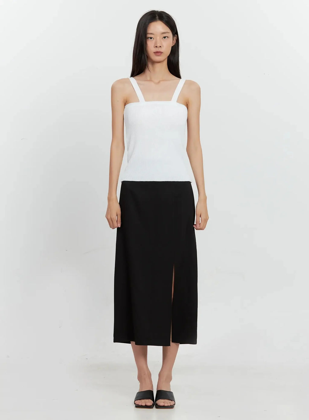 Side-Slit Midi Skirt IL528